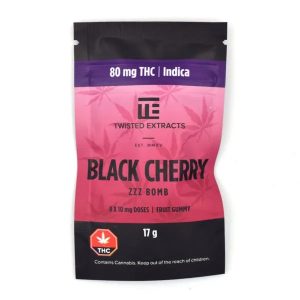 Twisted Extracts Black Cherry ZZZ Bomb (Indica)