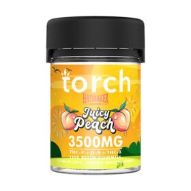 torch haymaker 3500mg gummies juicy peach 1